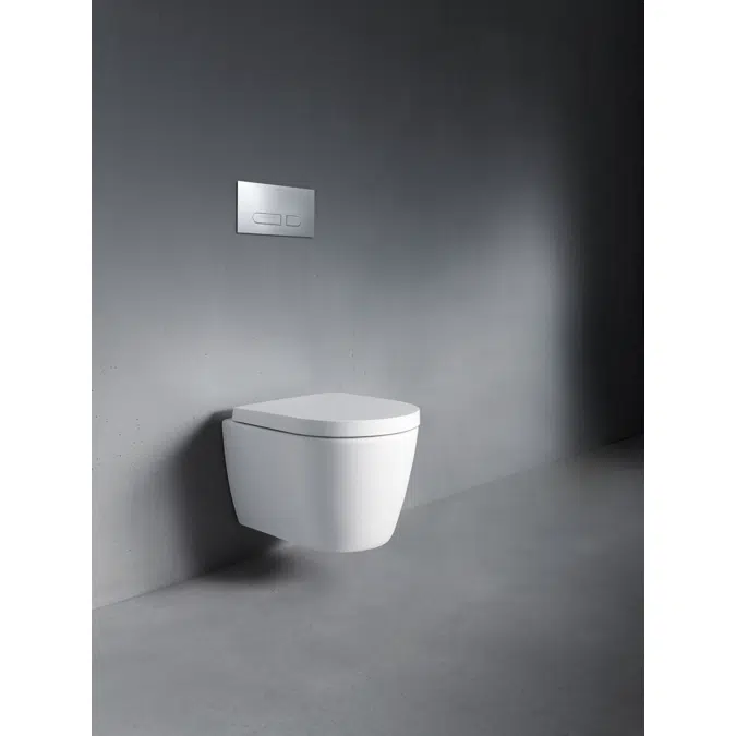 ME by Starck Toilet seat White  374x438x51 mm - 0020190000
