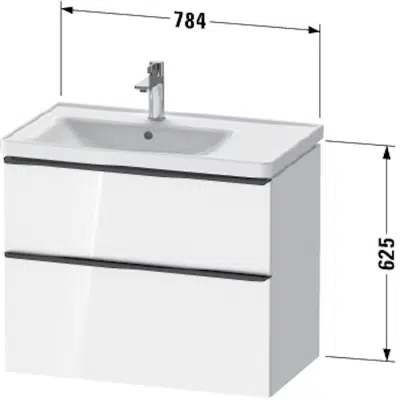 Image for DE4357 D-Neo Vanity unit wall-mounted