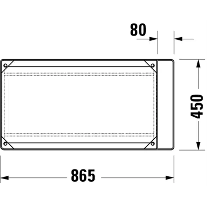 DuraSquare Metallkonsole 003112