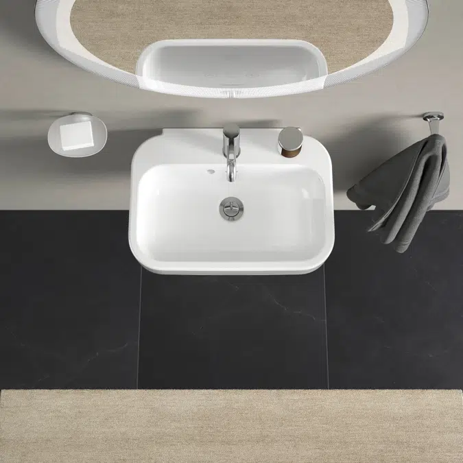 Happy D.2 Hand sink White High Gloss 500 mm - 070950