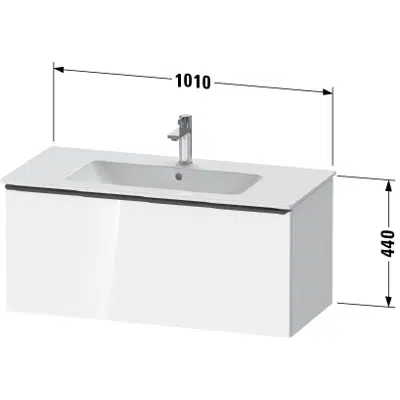 kuva kohteelle DE4263 D-Neo Vanity unit wall-mounted