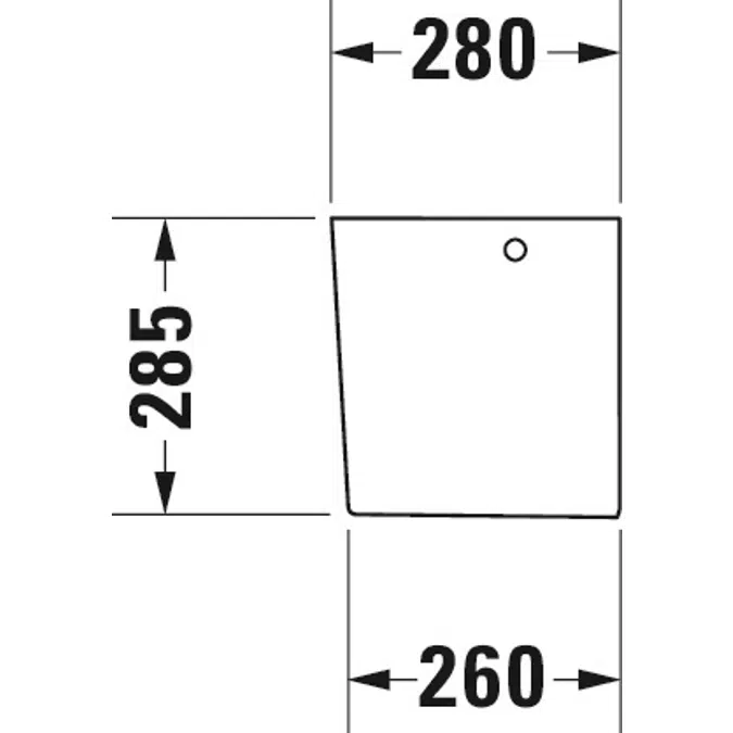 Duravit DuraStyle Semipedestal - 085830