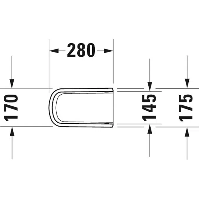 Duravit DuraStyle Semipedestal - 085830