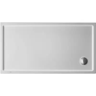 画像 Starck Slimline Shower tray White  1500x800 mm - 720237000000000