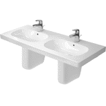 d-code double washbasin white high gloss 1200 mm - 034812