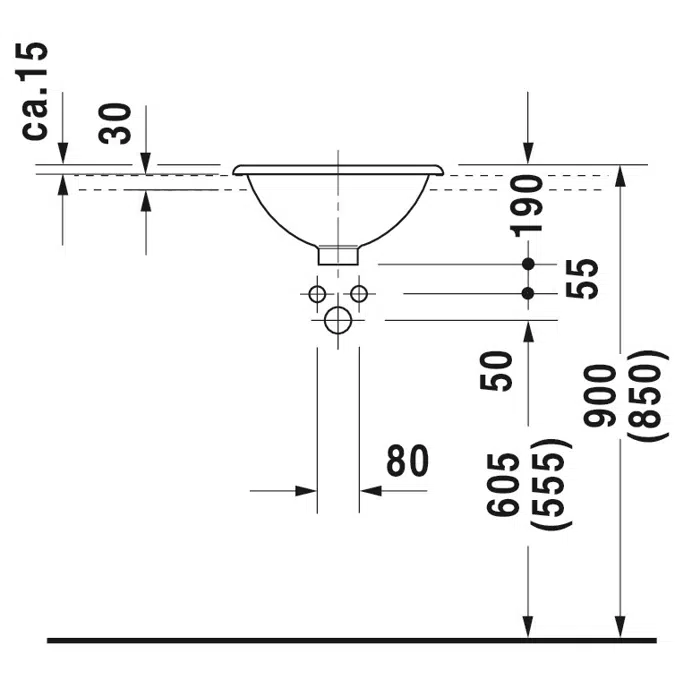 Architec Vanity basin 031840