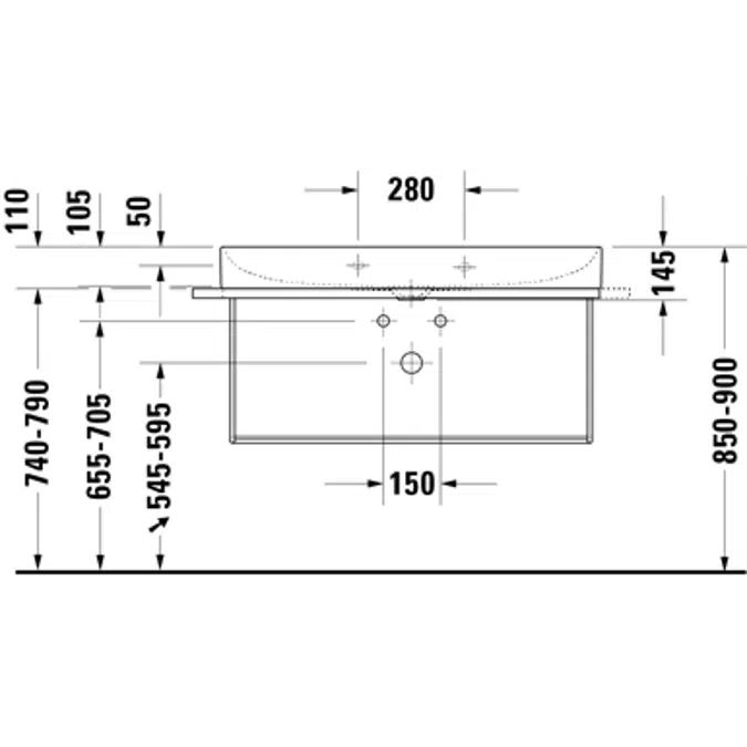 DuraSquare Metal console 003104