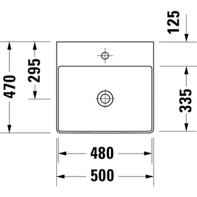 DuraSquare Waschtisch 235350