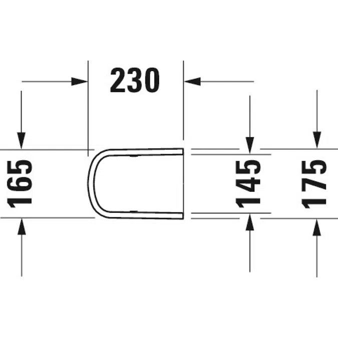 Duravit DuraStyle Semipedestal - 085831