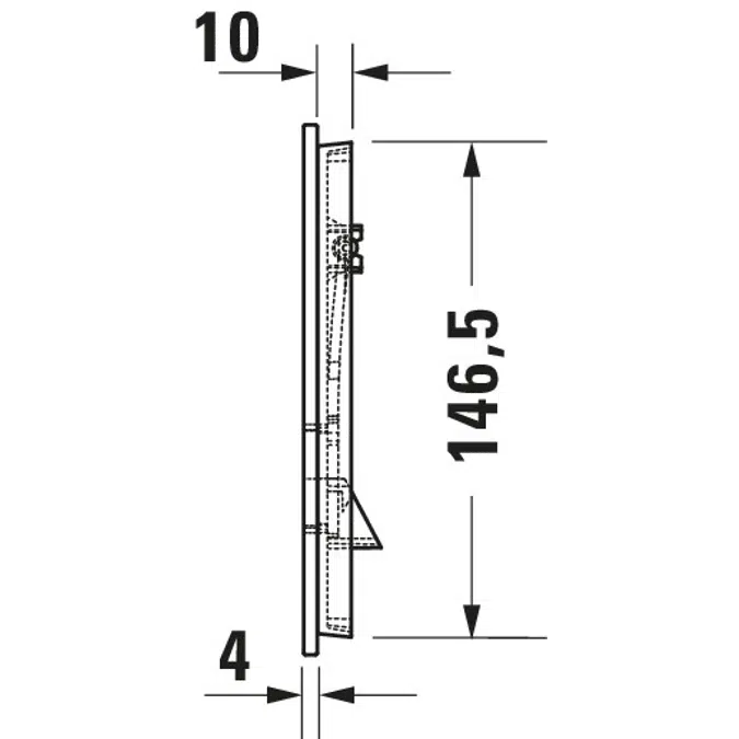 DuraSystem Pulsador manual para inodoro A1 - WD5002