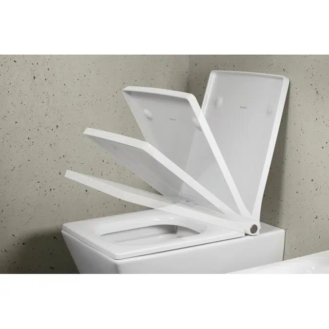 Vero Air Toilet seat White  378x469x49 mm - 002209