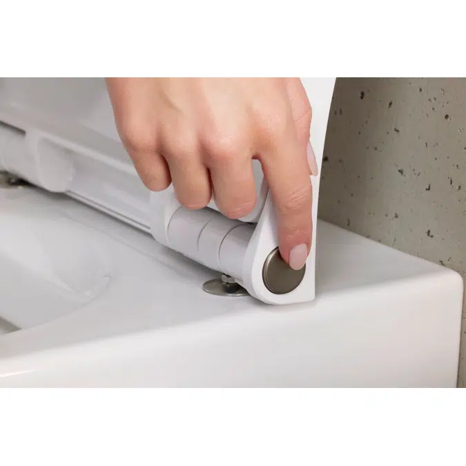 Vero Air Toilet seat White  378x469x49 mm - 002209