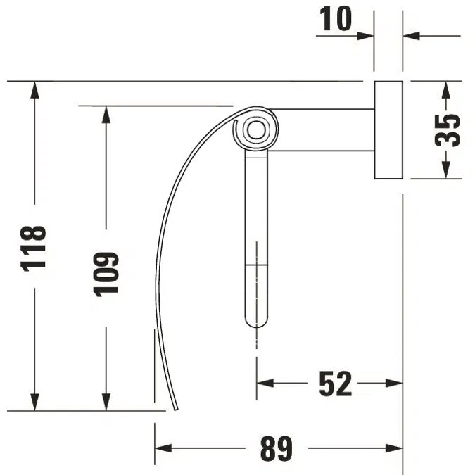 Duravit Karree Portarrollos - 009955