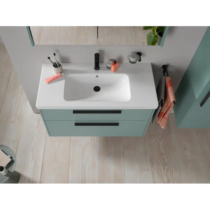 D-Code Washbasin White High Gloss 1000 mm - 239910