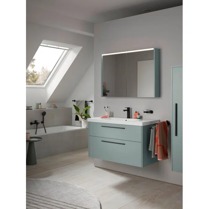 D-Code Washbasin White High Gloss 1000 mm - 239910