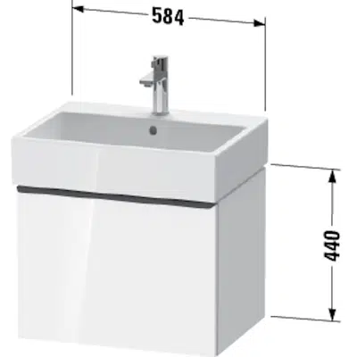 รูปภาพสำหรับ DE4271 D-Neo Vanity unit wall-mounted