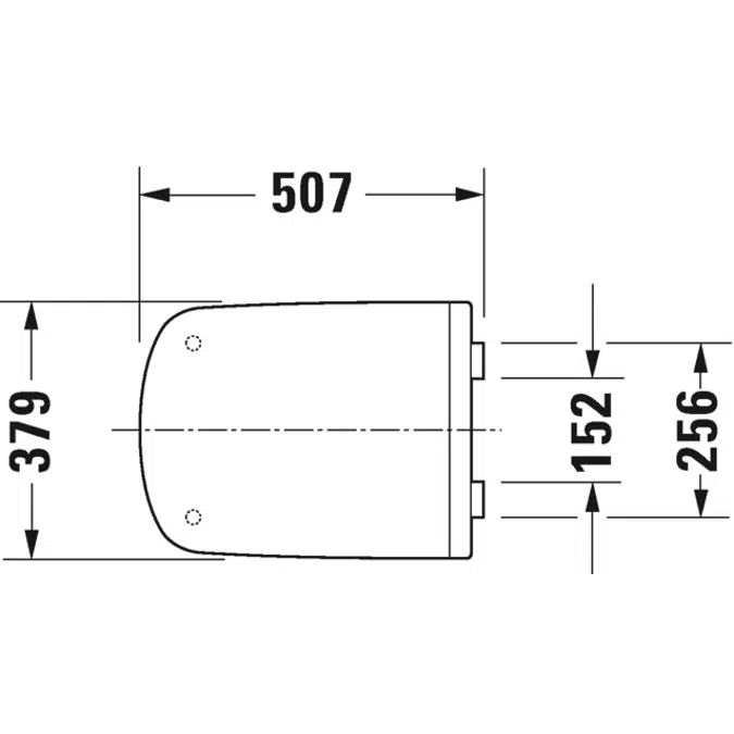 DuraStyle Toilet seat 379x507x43 mm - 006239