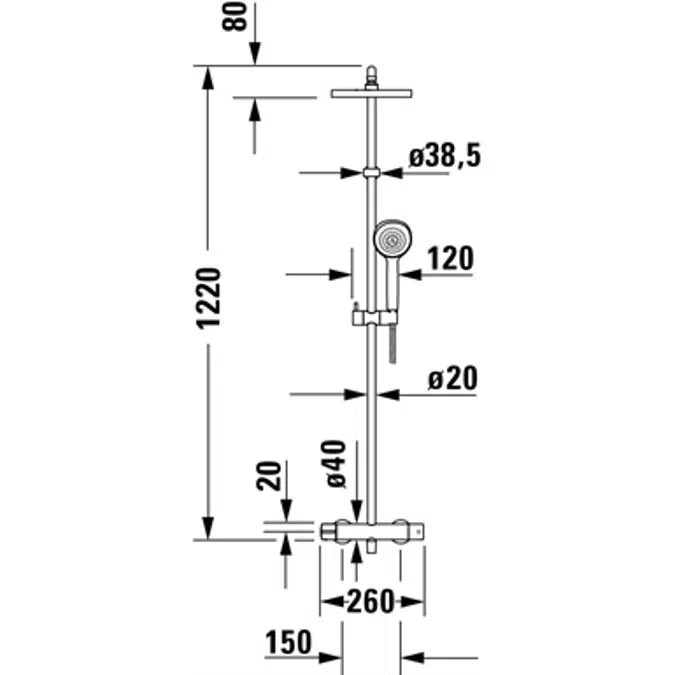 B.1 Duschsystem B14280008