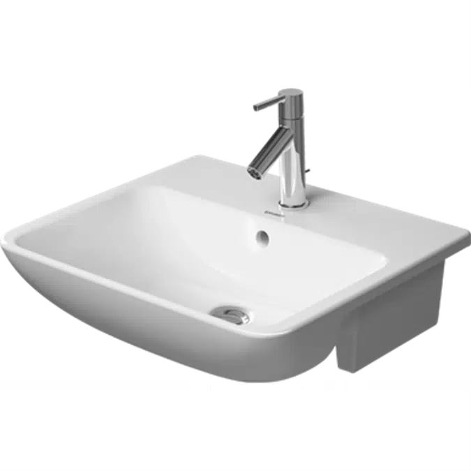 Bim Object Wash Basins Me By Starck Semi Recessed Washbasin 037855