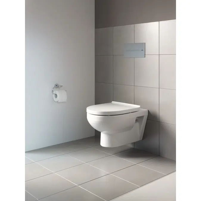 DuraStyle Toilet wall mounted Basic Duravit Rimless¨ set 456209