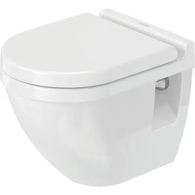 starck 3 wall-mounted toilet white high gloss 480 mm - 220209