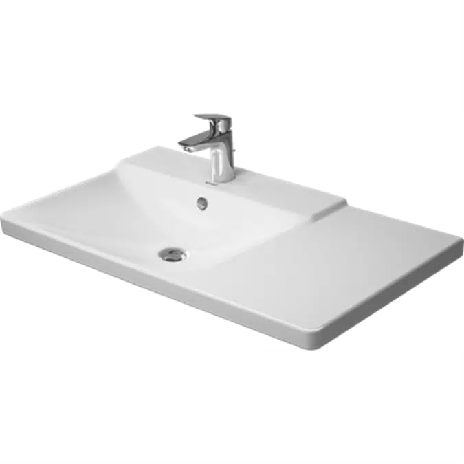 P3 Comforts Washbasin, furniture washbasin asymmetric 233385