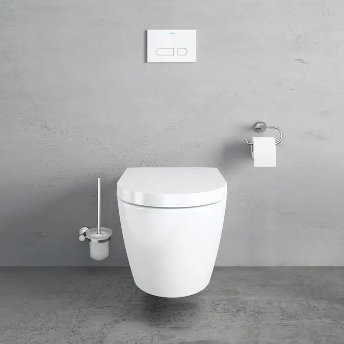 ME by Starck Toilet seat White  374x458x56 mm - 002009