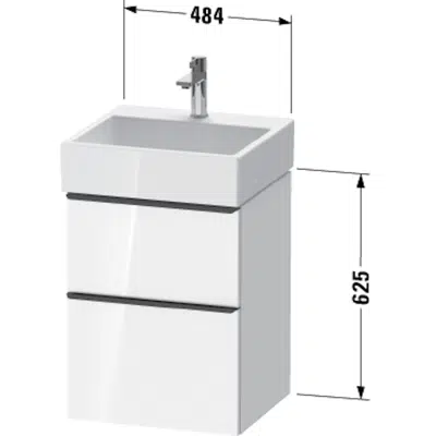 画像 DE4370 D-Neo Vanity unit wall-mounted