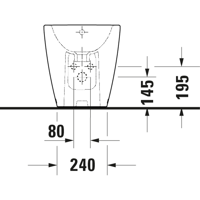 D-Neo Stand Bidet 229510