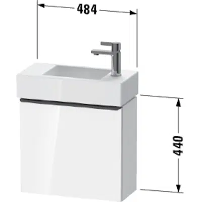 billede til DE4219 D-Neo Vanity unit wall-mounted