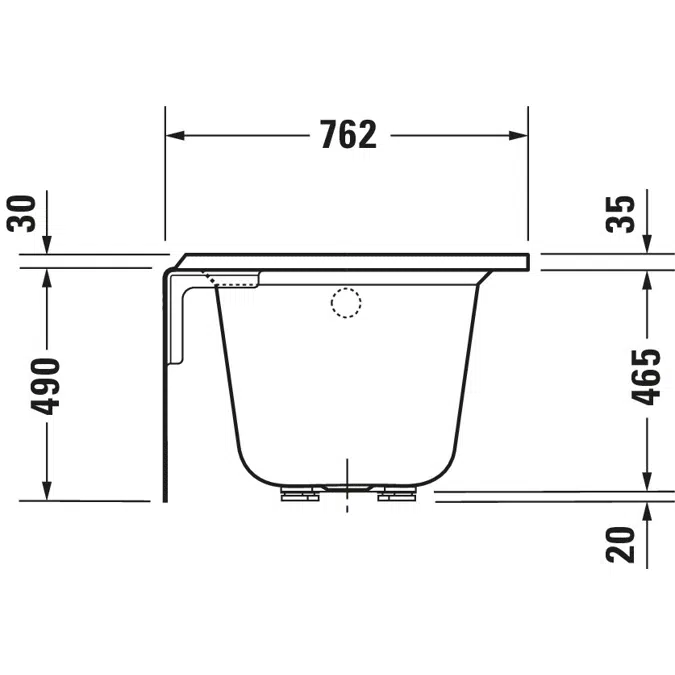 Architec Bañera Blanco 1525x762 mm - 700356