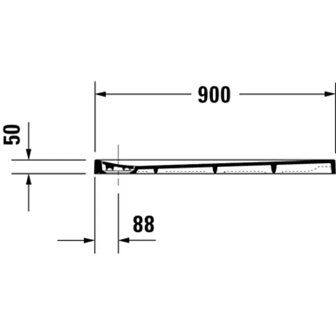 Stonetto Quadrat-Duschwanne 720146