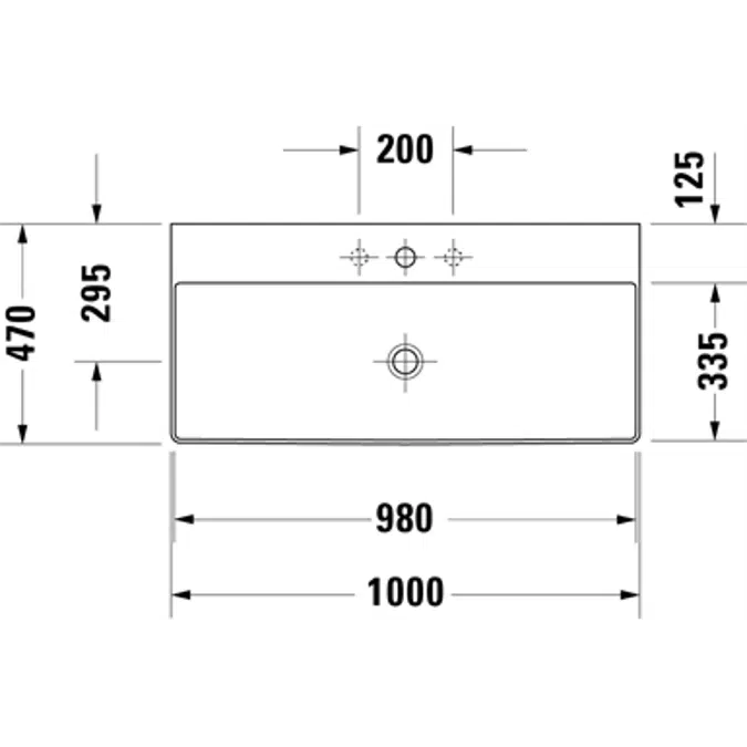 DuraSquare sink 235310