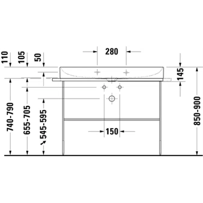 DuraSquare sink 235310