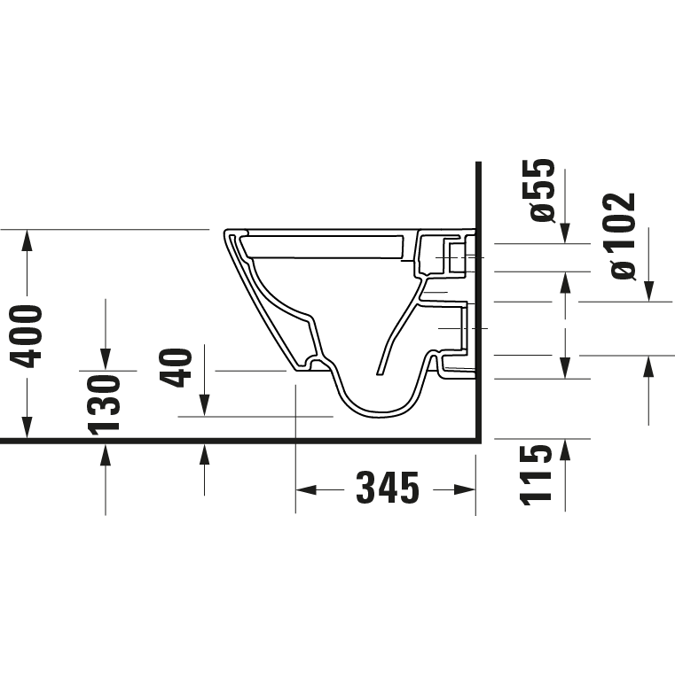 D-Neo WC-Set wandhängend 458709