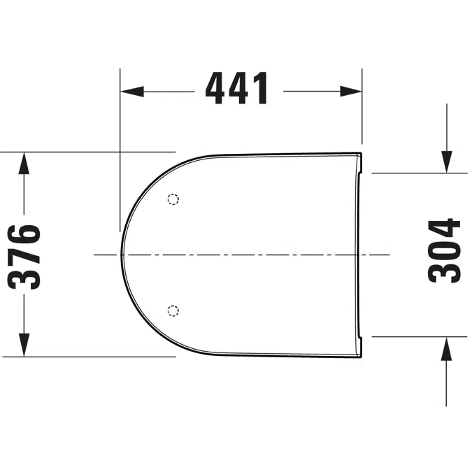 D-Neo Asiento DE inodoro Blanco - 002169