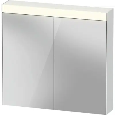 Light & mirror Mirror cabinet  Mirrored, White Matt - LM7841图像