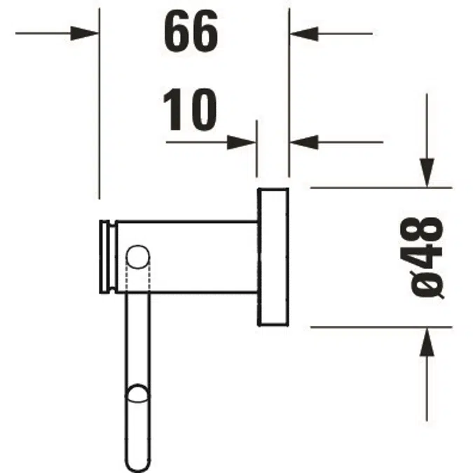 D-Code Papierrollenhalter 009926