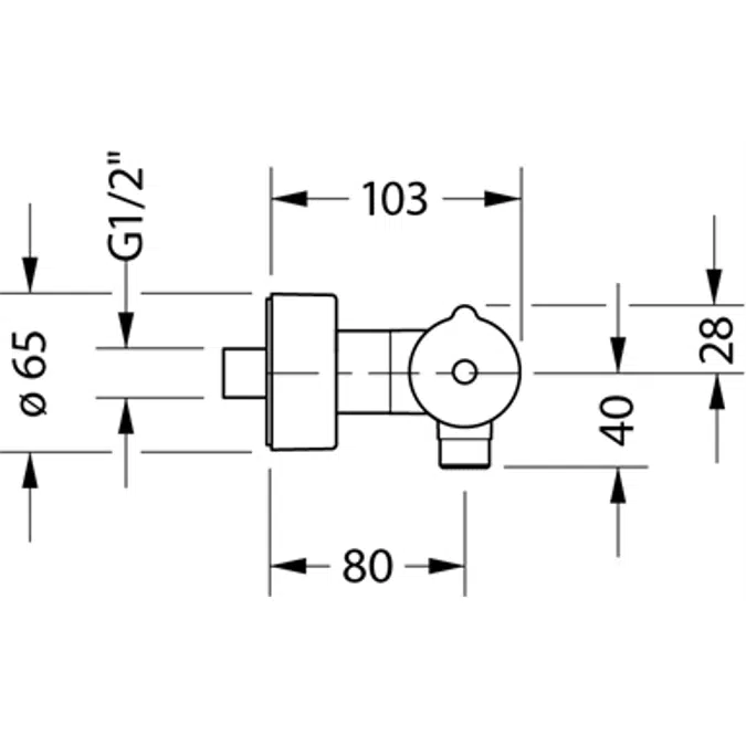 C.1 Thermostatic shower mixer C1422000