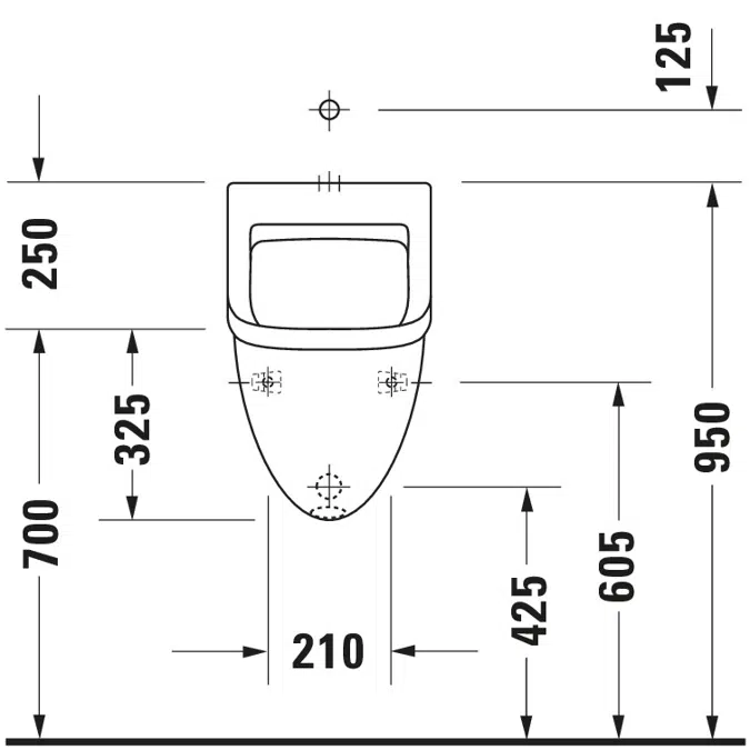 Starck 3 Urinal 082235