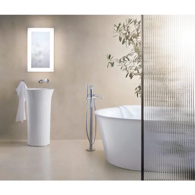 Duravit White Tulip Mezclador monomando para bañera - wt5250