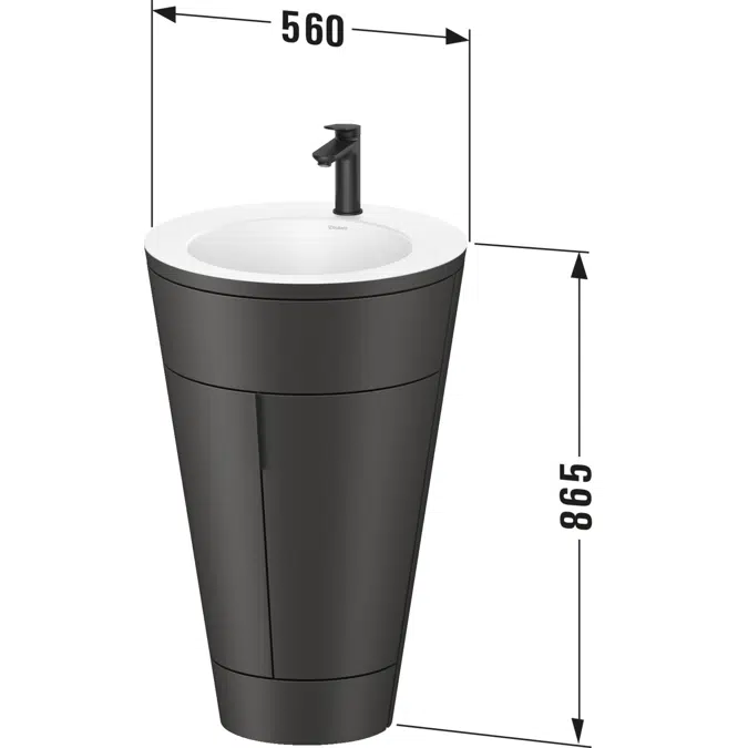 Starck 1 c-bonded set floorstanding - S19512O