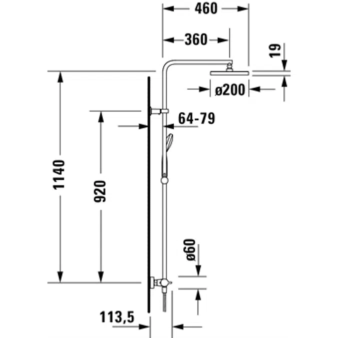 B.2 Duschsystem B24280008