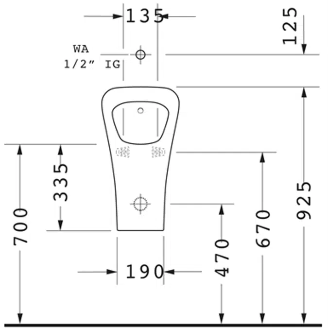 DuraStyle Urinal 280730