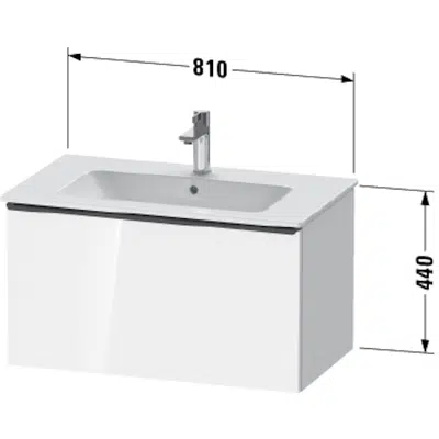 Image for DE4262 D-Neo Vanity unit wall-mounted
