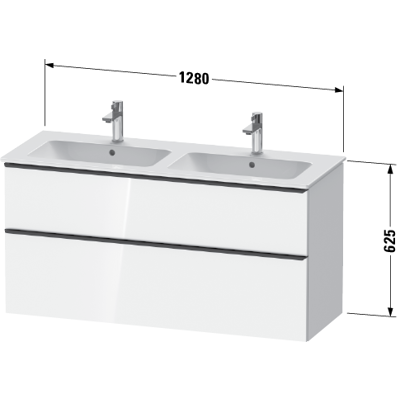 Image for DE4365 D-Neo Vanity unit wall-mounted