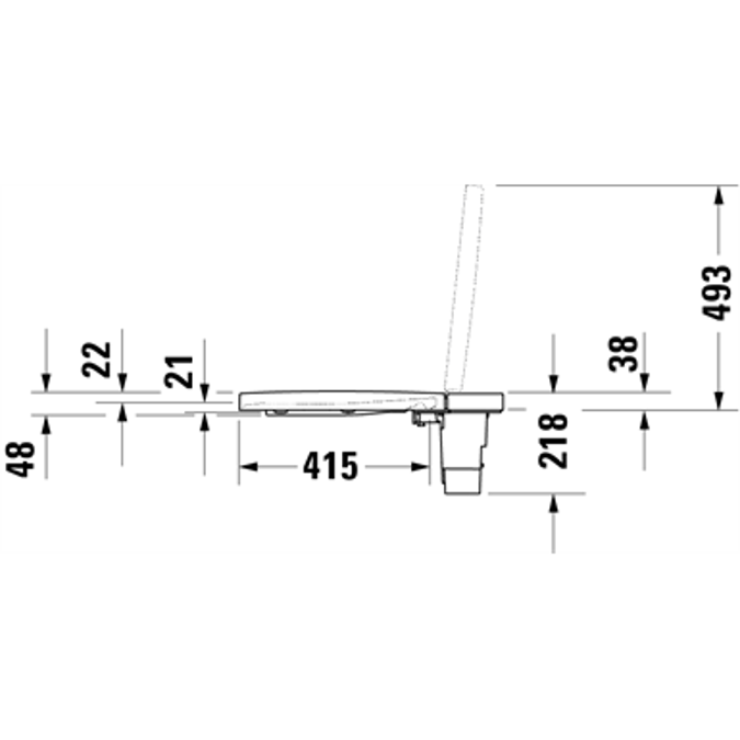 Duravit SensoWash Starck f Plus Asiento de lavado - 612000