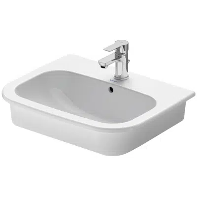 Image pour D-Code Vanity washbasin White High Gloss 545 mm - 033754