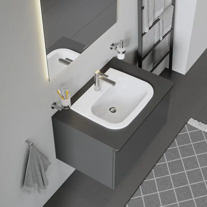 D-Code Vanity washbasin White High Gloss 545 mm - 033754