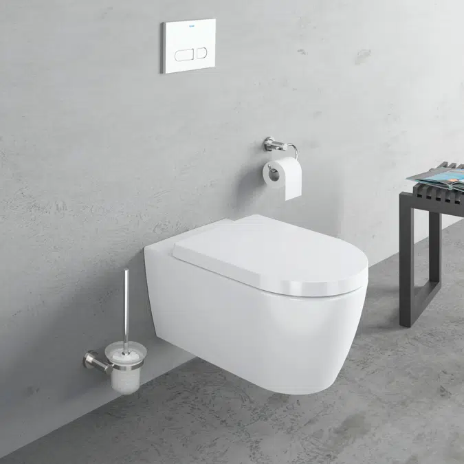 ME by Starck Toilet seat White  374x458x56 mm - 002001